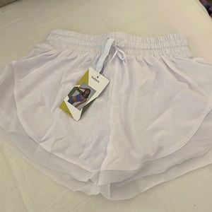 Halara In My Feels Contrast Mesh 2-in-1 Short